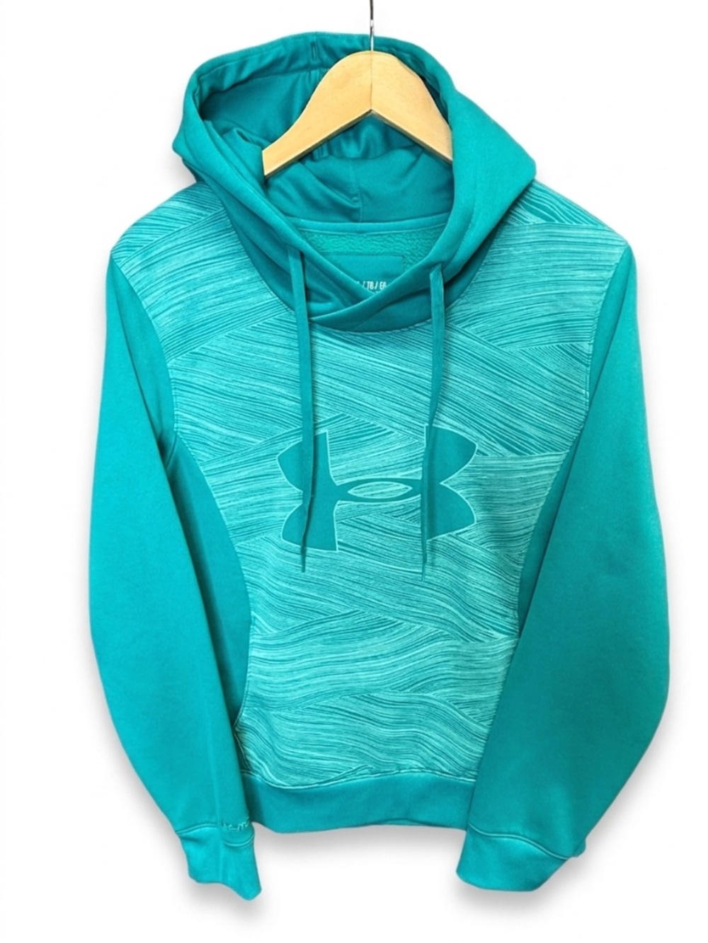 Under Armour Women's XL Storm ColdGear Hoodie - Teal/Aqua Performance Pullover